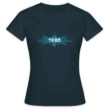 Wasserspritzer Wasser 1985 - T-shirt Femme - marine - Devant - AI Model Female 172 dark (172cm)