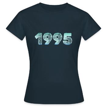 Cold 1995 - Women's T-Shirt - navy - Front - AI Model Female 172 dark (172cm)
