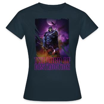 Masters Of The Universe Revelation Skeletor - Frauen T-Shirt - Navy - Vorne - AI Model Female 172 dark (172cm)