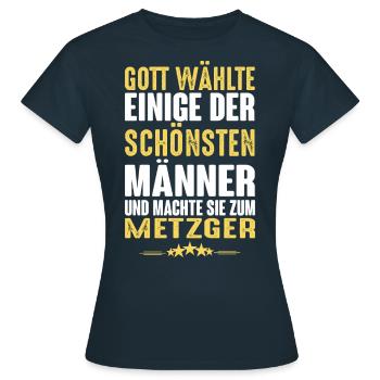 Metzger - Metzger - Frauen T-Shirt - Navy - Vorne - AI Model Female 172 dark (172cm)