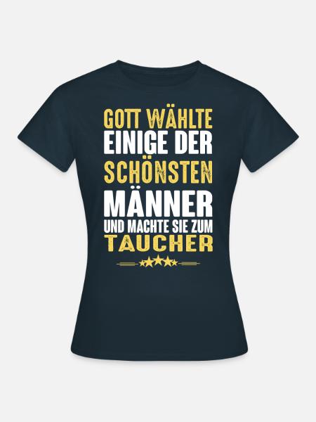 Tauchen - Taucher - Frauen T-Shirt - Navy