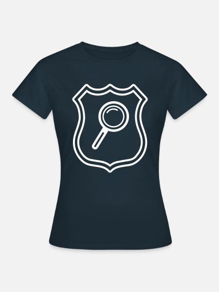 Lupe Wappen - Frauen T-Shirt - Navy