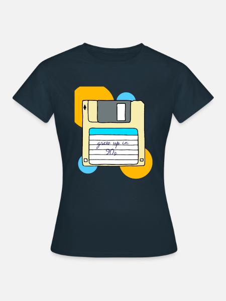 90s 90s 90s 90s 90s - T-shirt Femme - marine