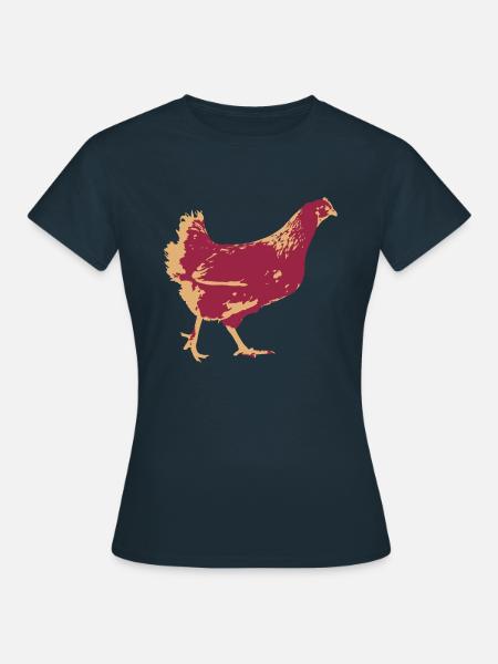 Huhn - Frauen T-Shirt - Navy