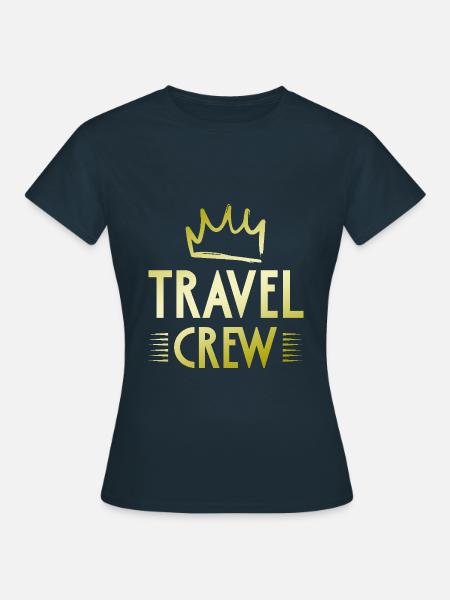 Travel Crew - Frauen T-Shirt - Navy