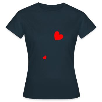 Announce pregnancy - Women's T-Shirt - navy - Front - AI Model Female 172 dark (172cm)
