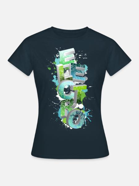 ELECTRO - Women's T-Shirt - navy