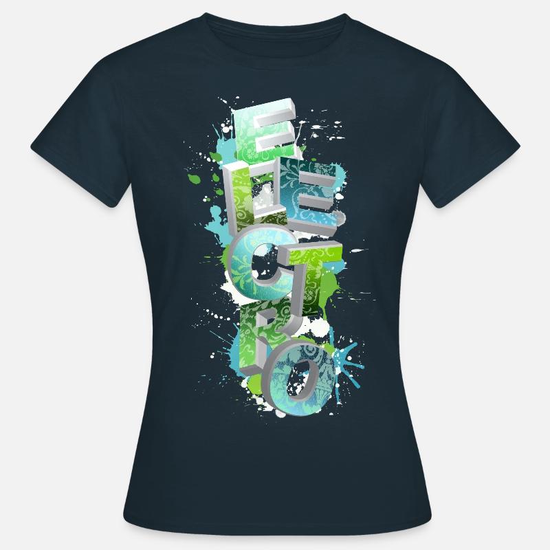 ELECTRO - Women's T-Shirt - navy