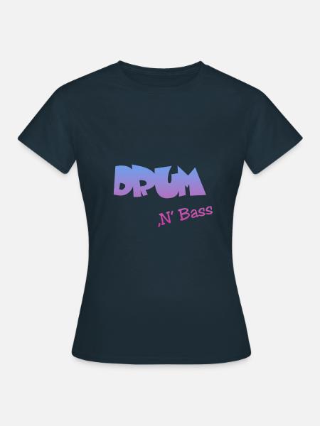 Drum n Bass - Frauen T-Shirt - Navy