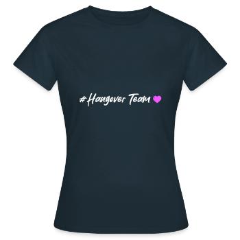 Hangover Team Heart - Women's T-Shirt - navy - Front - AI Model Female 172 dark (172cm)