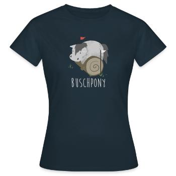 Terrain pony - Women's T-Shirt - navy - Front - AI Model Female 172 dark (172cm)