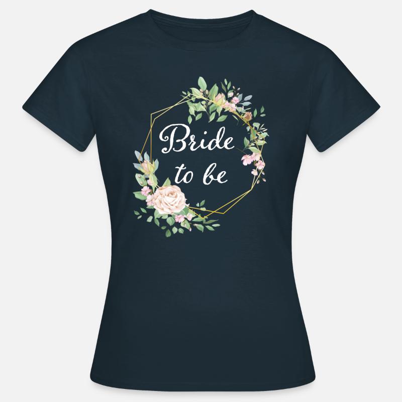 Team -Bride Team Sposa JGA Addio al nubilato - Maglietta da donna - navy