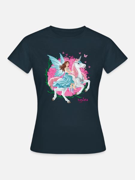 Schleich bayala Eyela with unicorn - Women's T-Shirt - navy