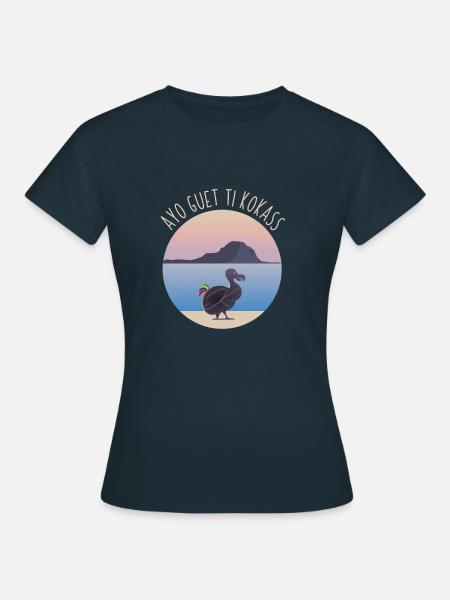Ayo guet ti kokass - T-shirt Femme - marine