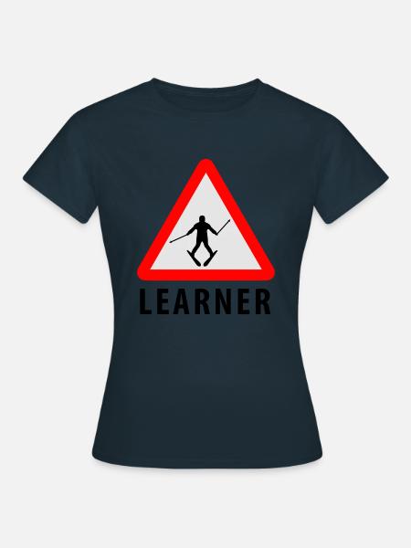 Ski Learner - Frauen T-Shirt - Navy