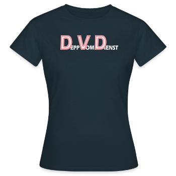 dvd depp on duty blanc - T-shirt Femme - marine - Devant - AI Model Female 172 dark (172cm)
