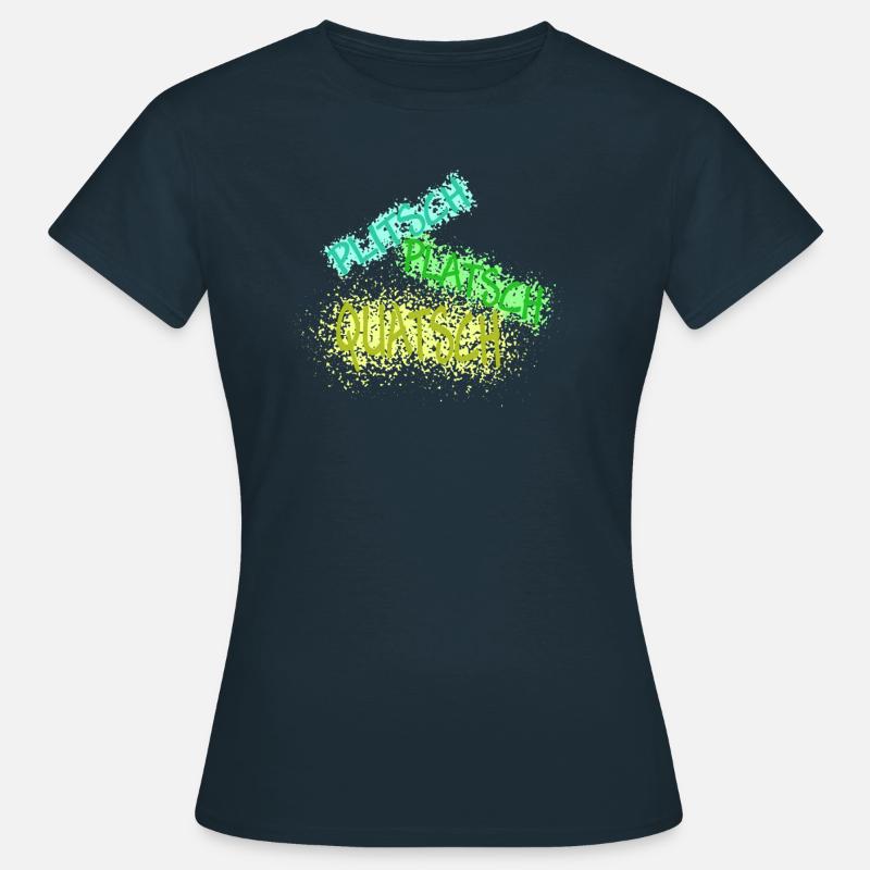 splash splash nonsense bright - Women's T-Shirt - navy