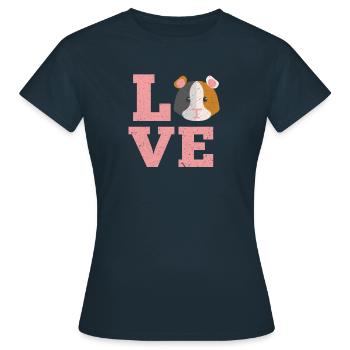 Guinea pig guinea pig guinea pigs gift - Women's T-Shirt - navy - Front - AI Model Female 172 dark (172cm)