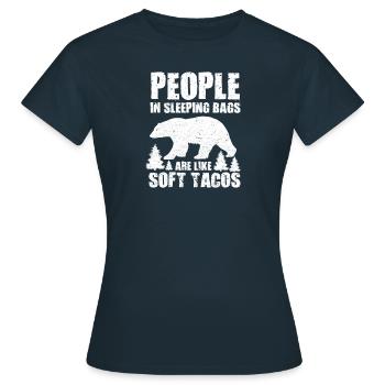 Camper - T-shirt Femme - marine - Devant - AI Model Female 172 dark (172cm)