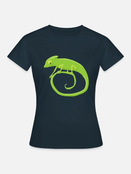 Chamäleonkringel - Frauen T-Shirt - Navy