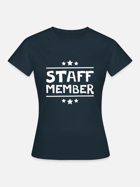Staff Mitglied - Frauen T-Shirt - Navy