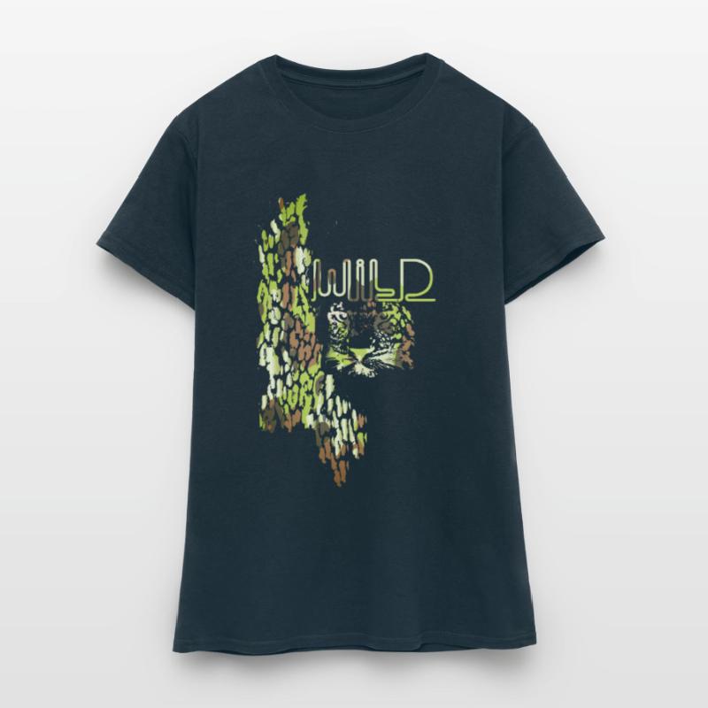 Wildcat,Gold,Graffiti,Leo Pattern,Leopard Women's T-Shirt