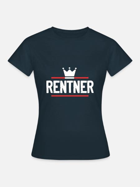 Rentner Rente - Frauen T-Shirt - Navy