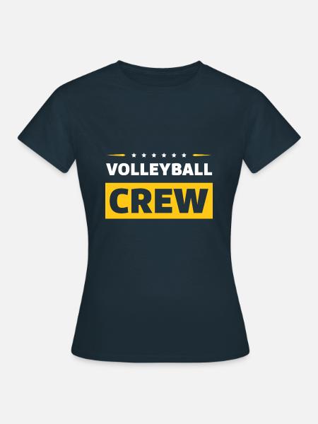 Volleyball Crew - Frauen T-Shirt - Navy