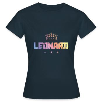 Leonard - T-shirt Femme - marine - Devant - AI Model Female 172 dark (172cm)