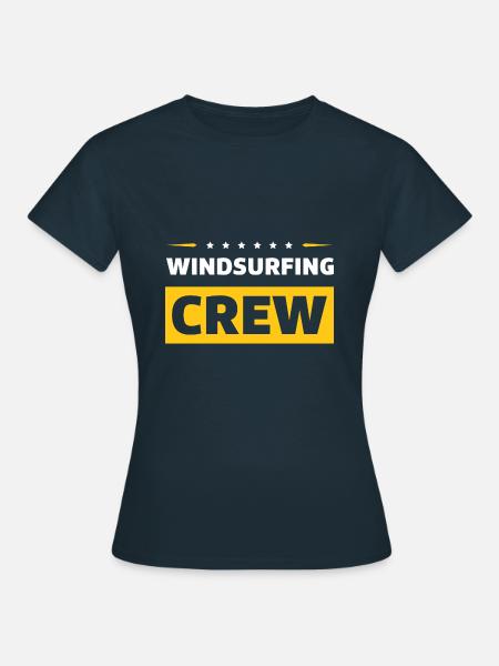 Windsurfing Crew - Frauen T-Shirt - Navy