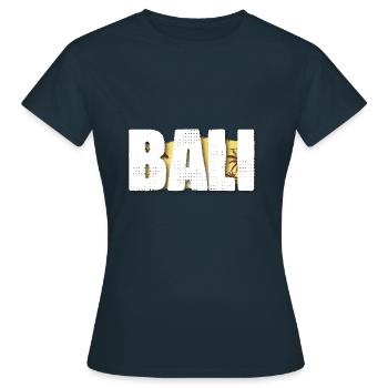 Bali - Frauen T-Shirt - Navy - Vorne - AI Model Female 172 dark (172cm)
