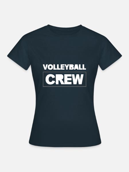 Volleyball Crew - Frauen T-Shirt - Navy