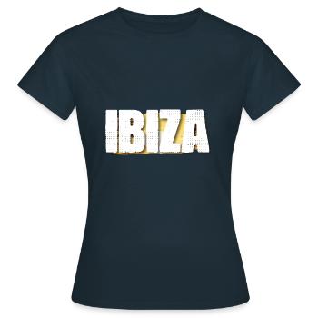 Ibiza - T-shirt Femme - marine - Devant - AI Model Female 172 dark (172cm)