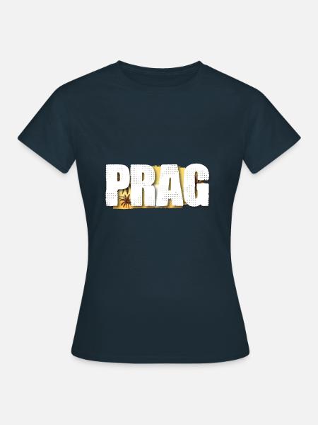 Prag - Frauen T-Shirt - Navy