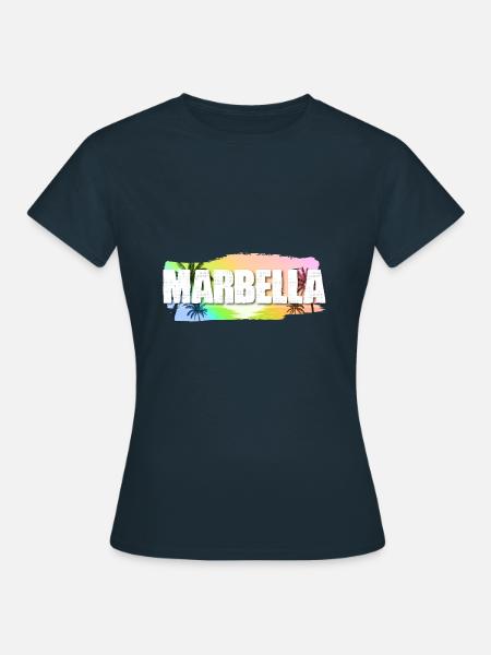 Marbella - Frauen T-Shirt - Navy