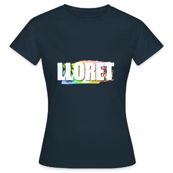 Lloret De Mar - T-shirt Femme - marine - Devant - AI Model Female 172 dark (172cm)