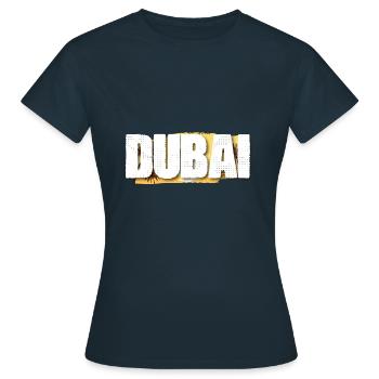 Dubaï - T-shirt Femme - marine - Devant - AI Model Female 172 dark (172cm)