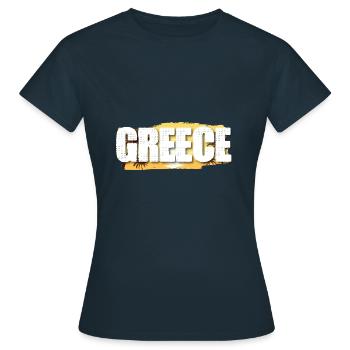 Greece - Women's T-Shirt - navy - Front - AI Model Female 172 dark (172cm)