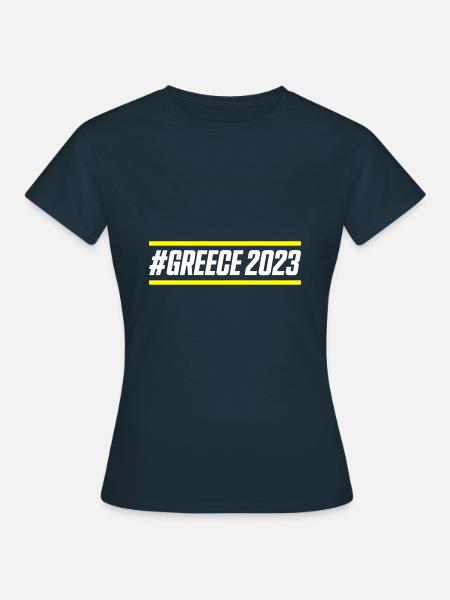 Greece 2023 - Frauen T-Shirt - Navy