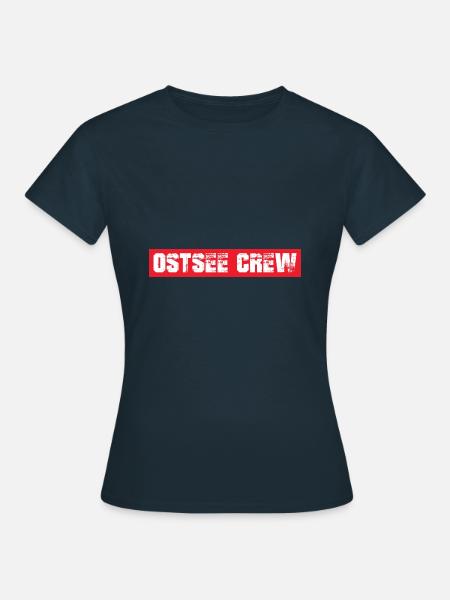 Ostsee Crew - Frauen T-Shirt - Navy