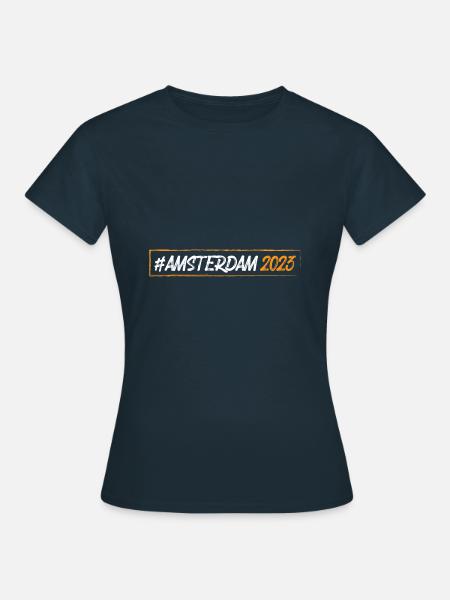 Amsterdam 2023 - Frauen T-Shirt - Navy