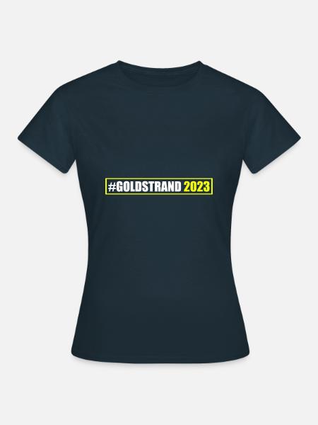 Goldstrand 2023 - Frauen T-Shirt - Navy