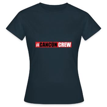 Cancun Crew - Women's T-Shirt - navy - Front - AI Model Female 172 dark (172cm)