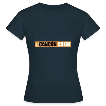 Cancun Crew - Frauen T-Shirt - Navy - Vorne - AI Model Female 172 dark (172cm)