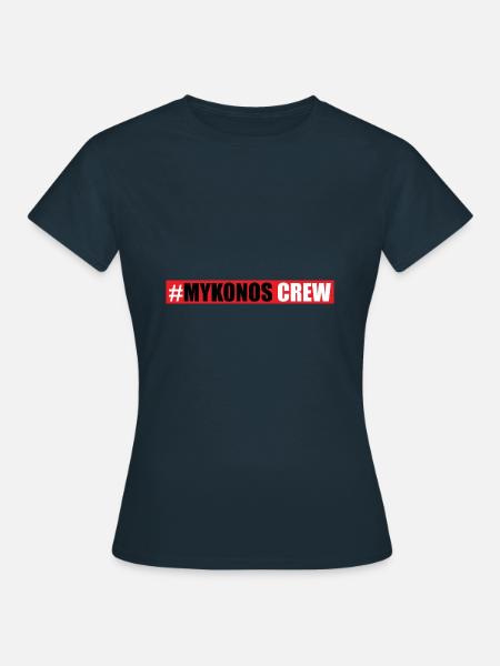 Mykonos Crew - Frauen T-Shirt - Navy