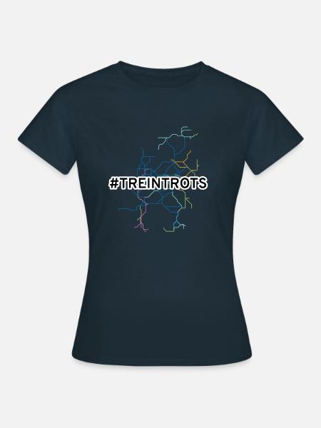 # Trainieren Sie stolz - Frauen T-Shirt - Navy