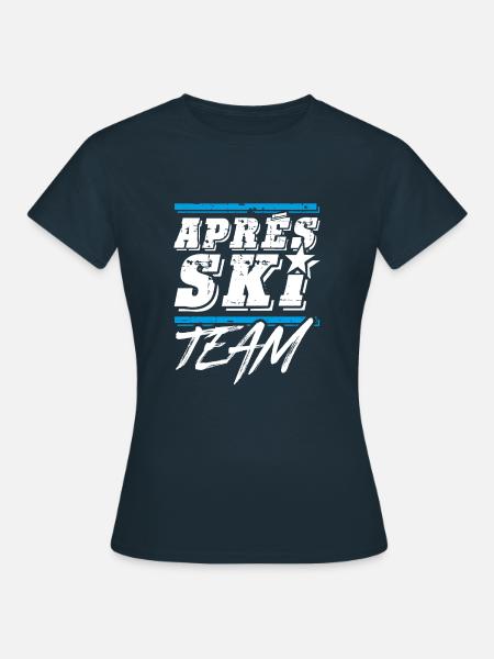 apres ski team - Frauen T-Shirt - Navy