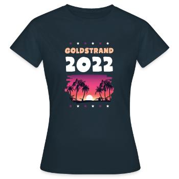 Sables d’Or 2022 - T-shirt Femme - marine - Devant - AI Model Female 172 dark (172cm)