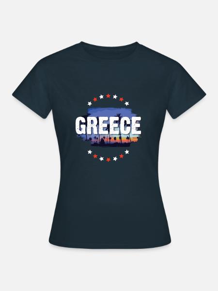 Greece - Frauen T-Shirt - Navy