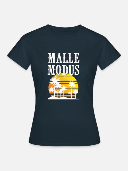 Malle Modus - Frauen T-Shirt - Navy